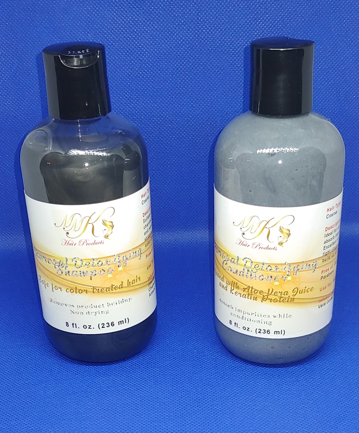 (Package I) Charcoal Detoxifying Shampoo and Charcoal Detoxifying Conditioner Combo