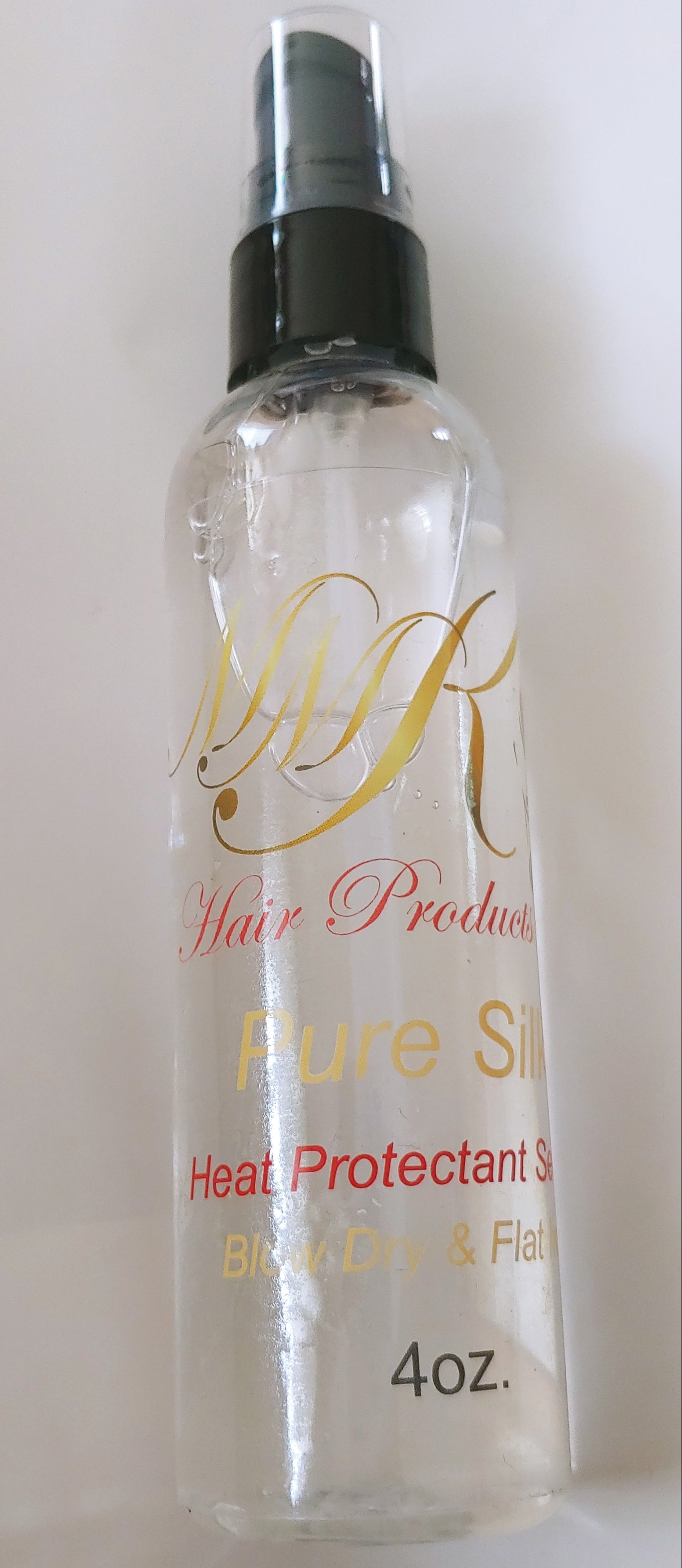 Pure Silk "Heat Protectant Serum"- Great for flat ironing natural hair