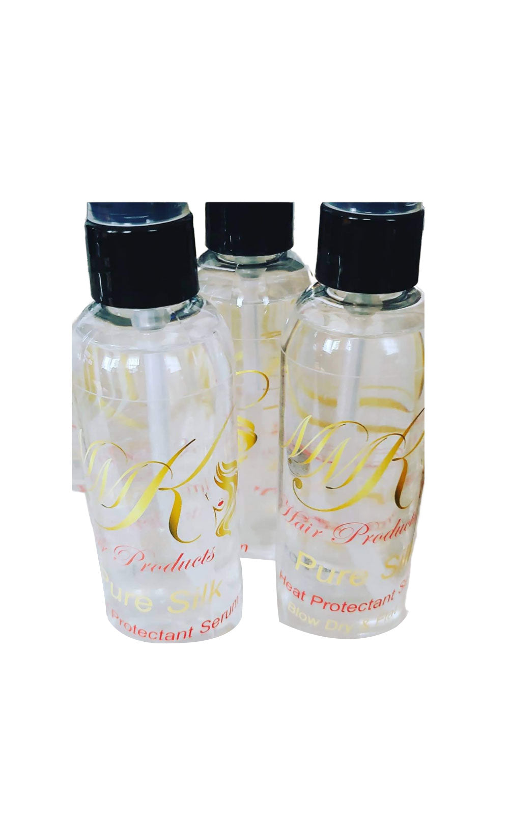 Pure Silk "Heat Protectant Serum"- Great for flat ironing natural hair